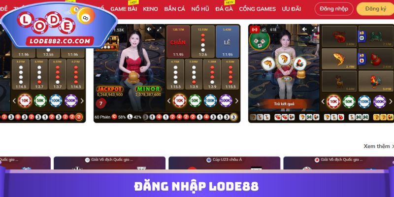Đăng Nhập Lode88