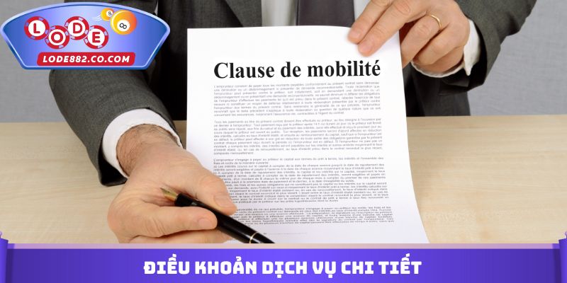 Điều khoản dịch vụ chi tiết