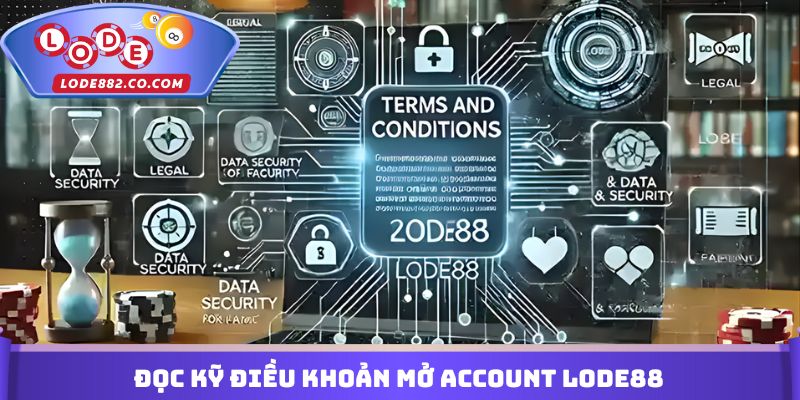 Đọc kỹ điều khoản mở account Lode88
