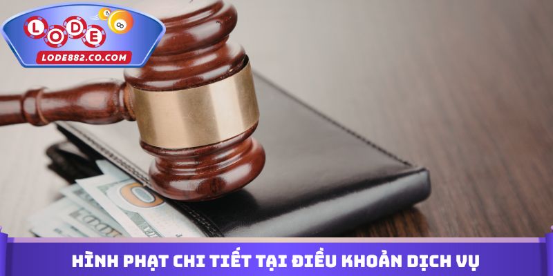 Hình phạt chi tiết tại Điều khoản dịch vụ