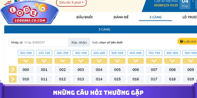 Những câu hỏi thường gặp